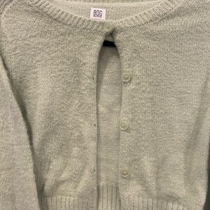 BDG Women's Light Gray Cardigan